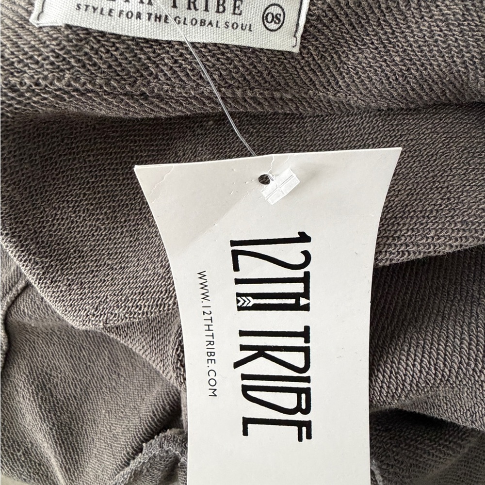 12th Tribe Charlie Shirt Jacket Olive Green‎ Oversized Shacket BWT424 One Size - Picture 3 of 8